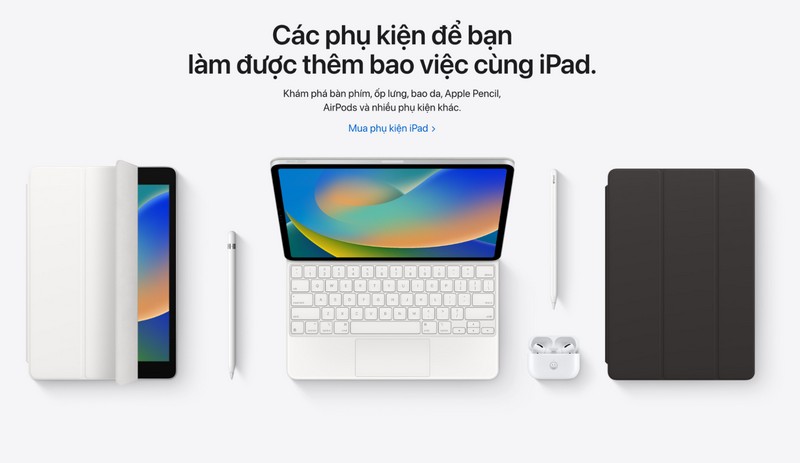 Hệ sinh thái các phụ kiện có thể kết hợp với iPad Pro M2